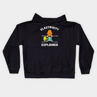 Electricity Explained Kids Hoodie